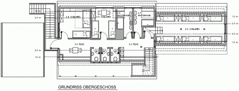 Grundriss Seehause Obergeschoss